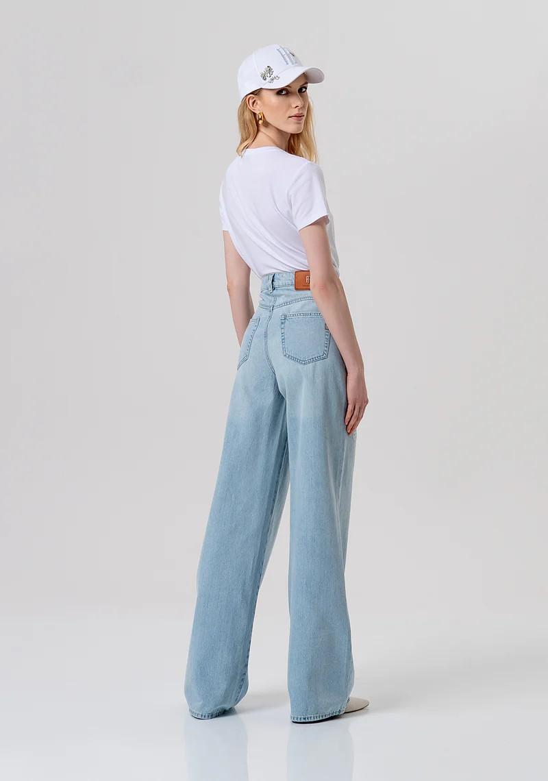 FRACOMINA JEANS IN DENIM LAVAGGIO CHIARO FIT FLARE FP26SV3015D47103 062 Fracomina Jeans