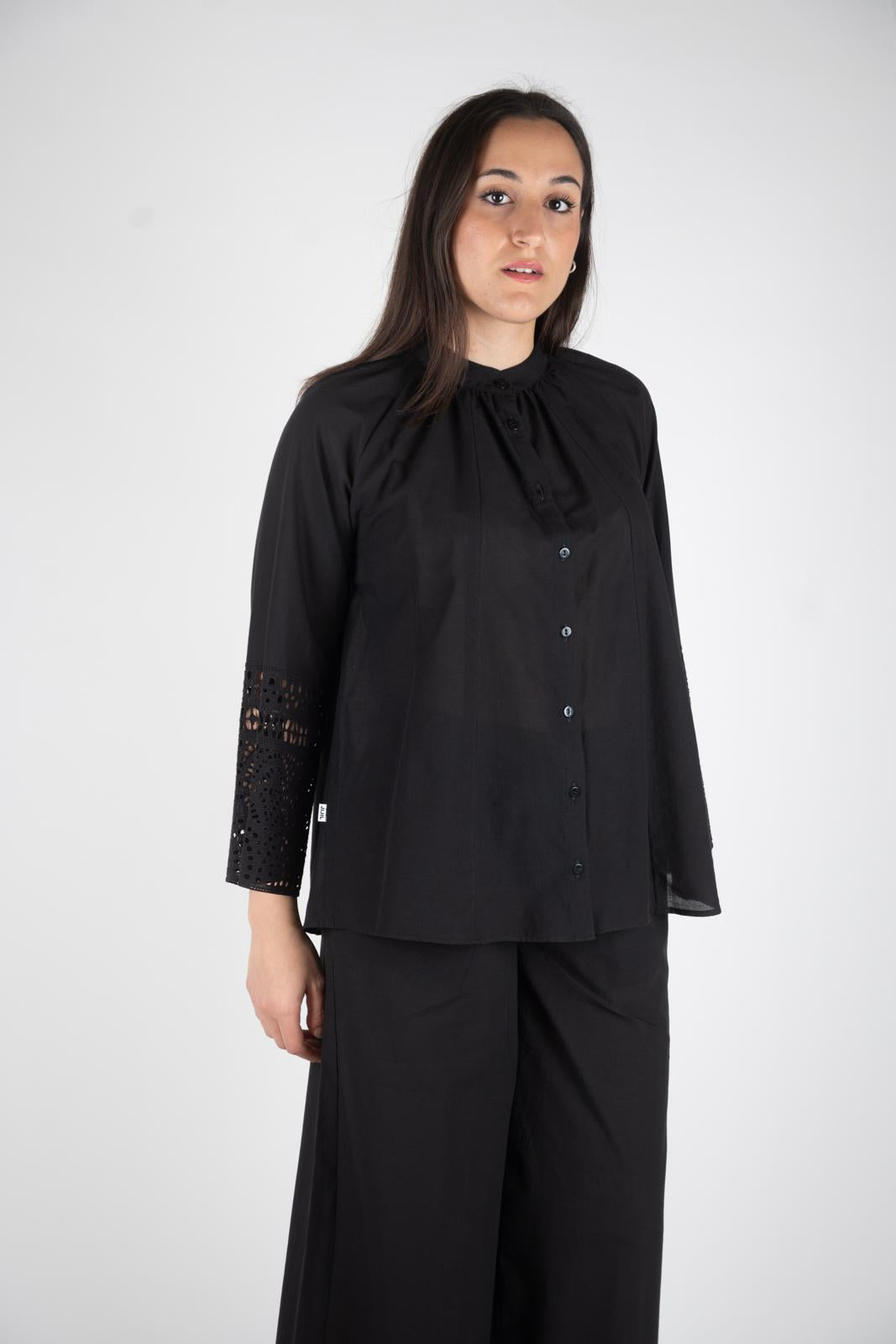 Ji Jil Camicia manica in pizzo San Gallo JPE24CA1570PP0085 0002 Ji Jil