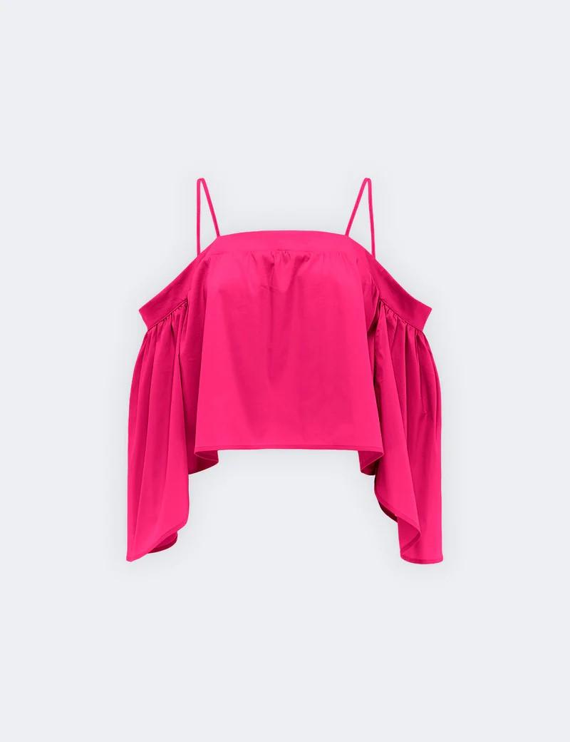 Ji Jil Top manica farfalla JPE24BL1470PP0057 0652 Ji Jil