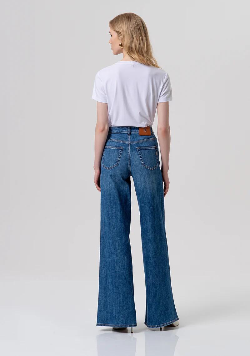 FRACOMINA JEANS FIT FLARE CON FONDO AMPIO LAVAGGIO MEDIO FP26SV3015D45093 349 Fracomina Jeans