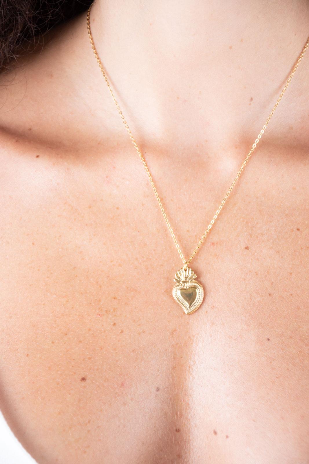 Collana sacro cuore oro COLLANA SACRO CUORE 01 Chili