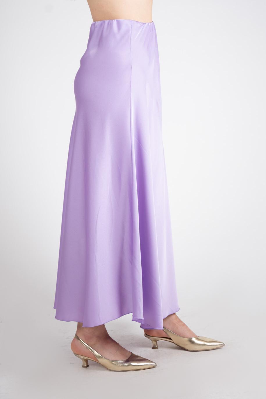 Chili Gonna in raso satin midi 3390 01 Chili
