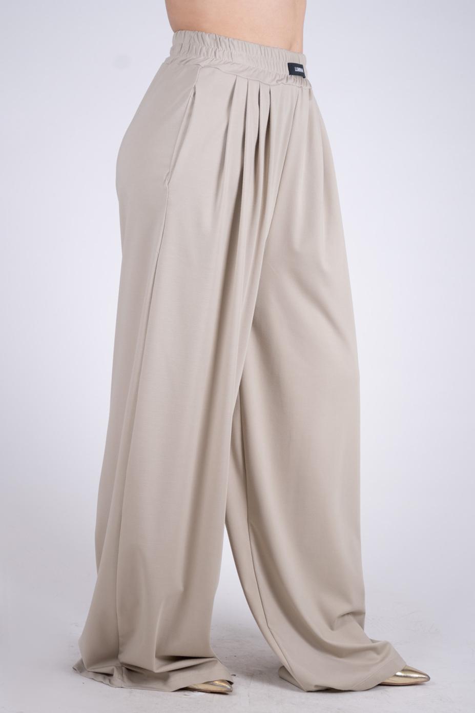 Lumina pantalone in jersey ampio LD0581 07 LUMINA