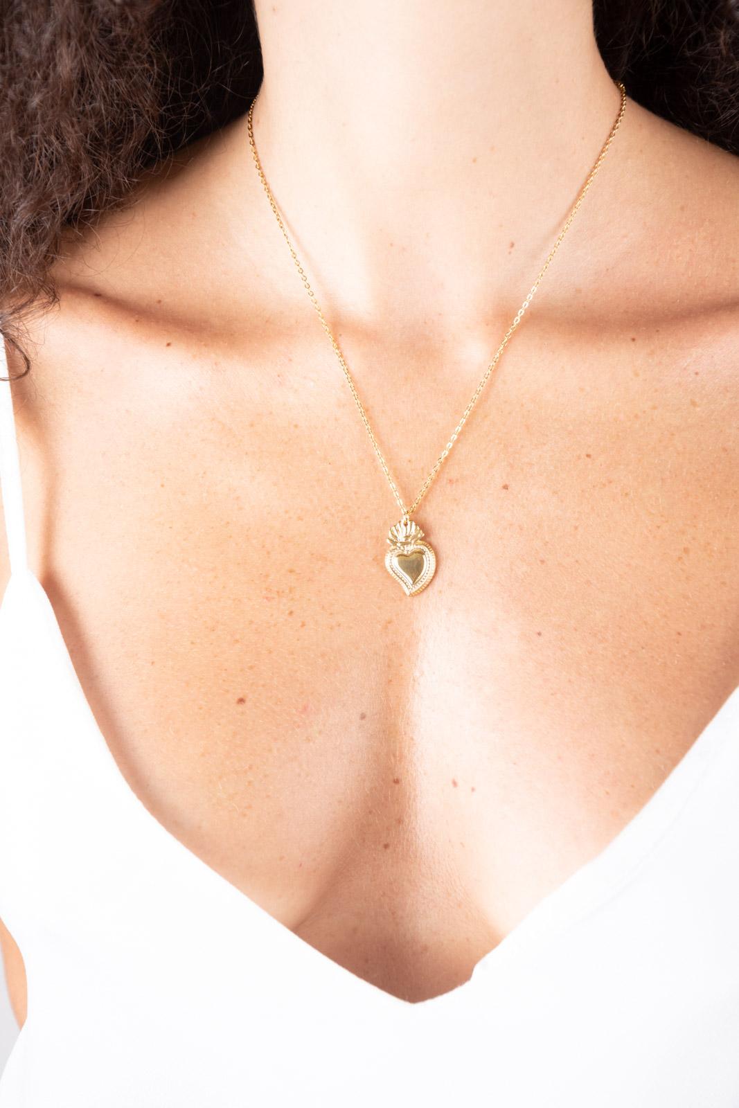 Collana sacro cuore oro COLLANA SACRO CUORE 01 Chili