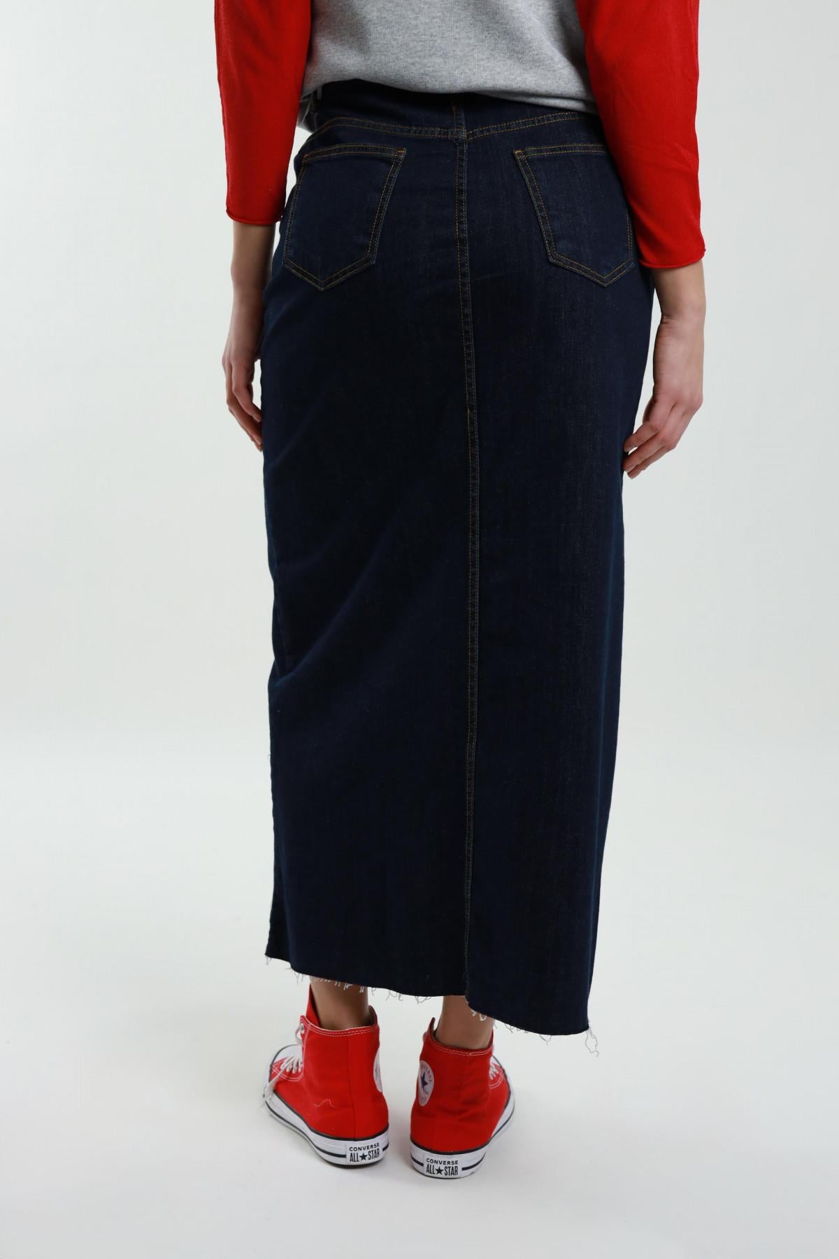 Susymix Gonna lunga in denim KJ692LO 01 Susy Mix