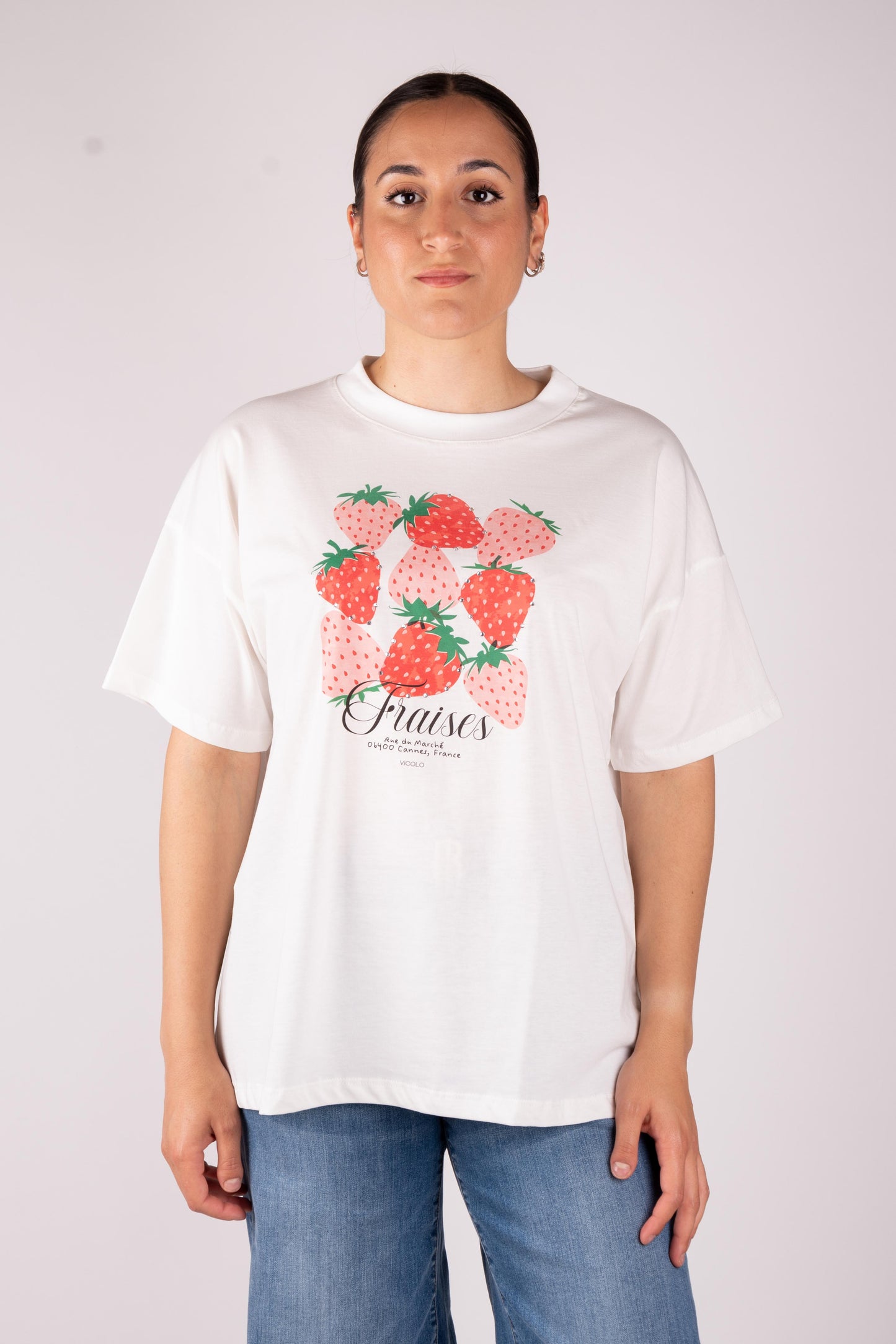 Vicolo T-Shirt fragole RD0992 01 Vicolo