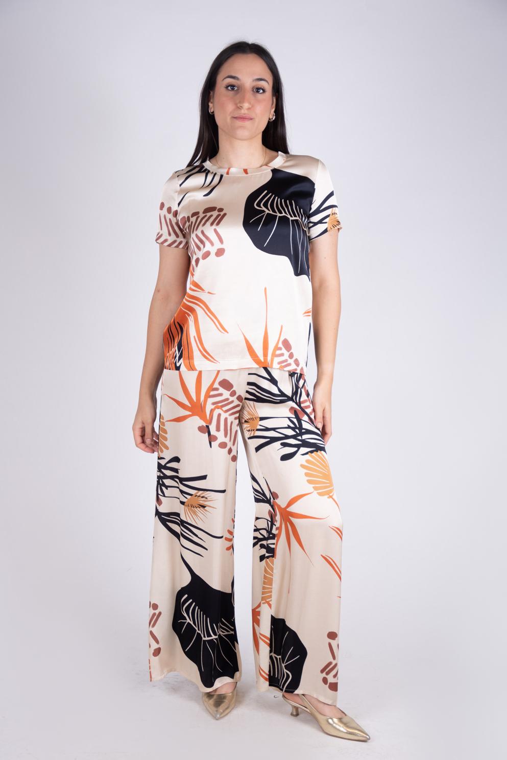 Vicolo maglia in satin fantasia TB1638 01 Vicolo