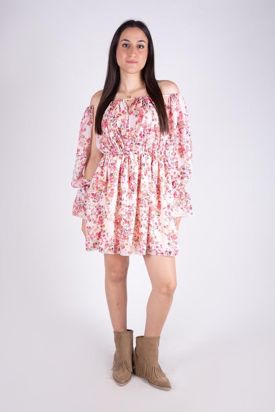 Ji Jil mini dress fantasia floreale JPE24AB2750GG0049 1332 Ji Jil