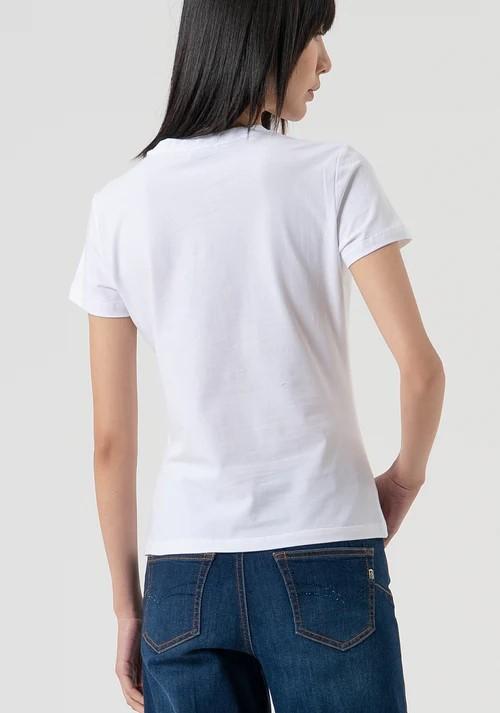 Fracomina T-Shirt logo strass FP25WT3002J401N5 278 Fracomina Jeans