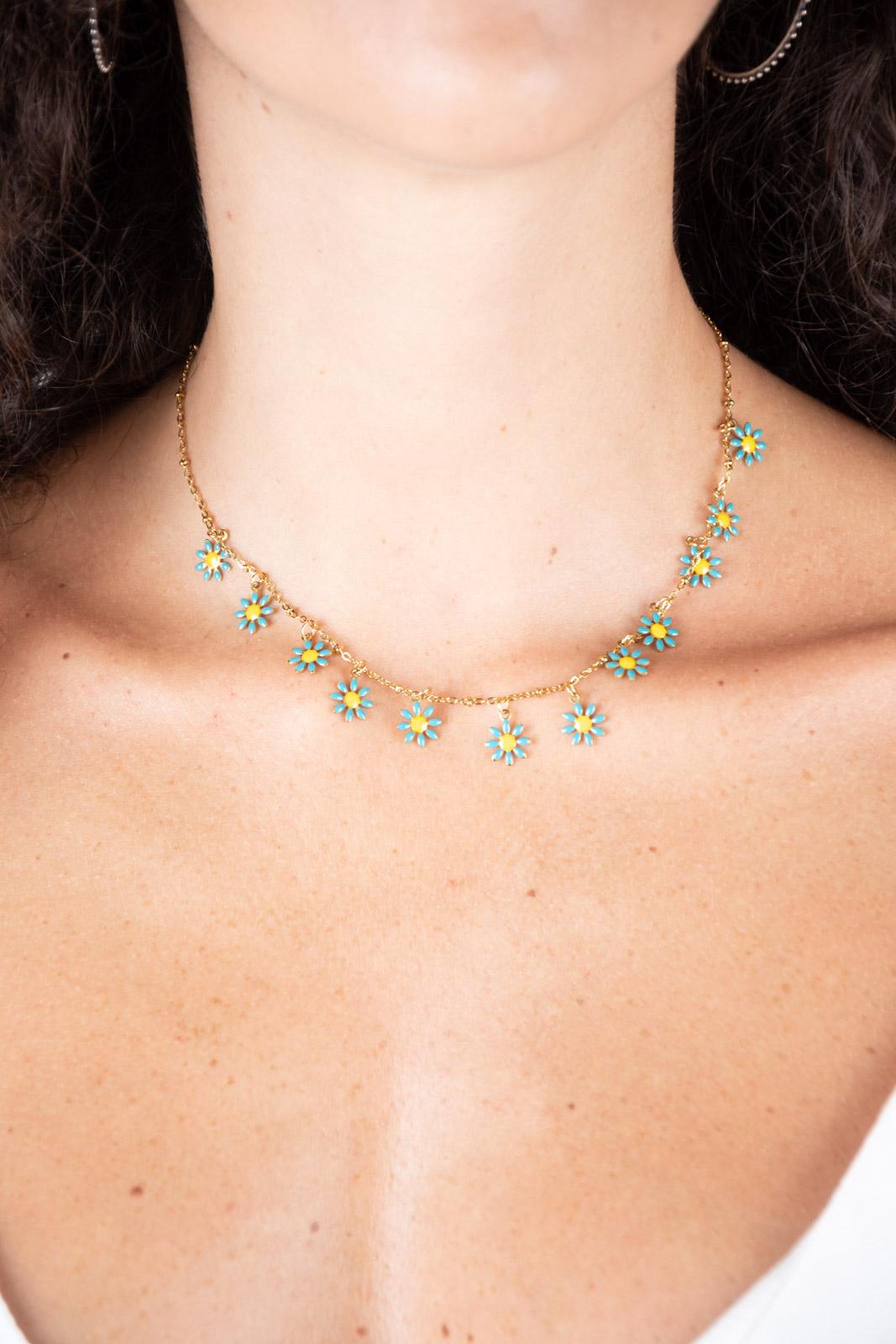 Chili Collana margherite turchese COLLANA MARGHERITE 04 Chili