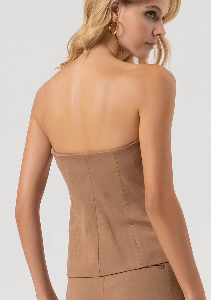 Fracomina Top bustier punto milano FR25WJ5002W72701 093 Fracomina Preview