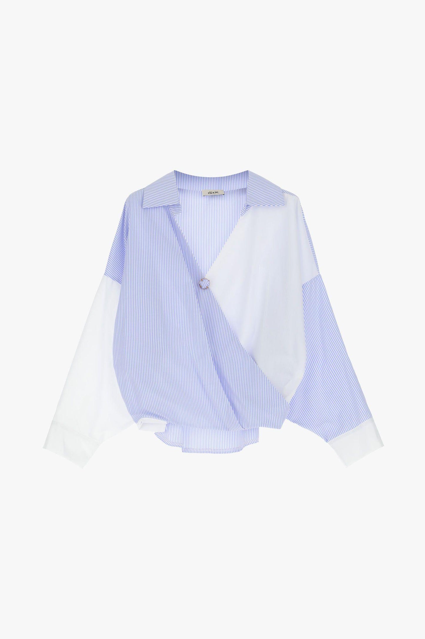 Dixie Camicia oversize bicolore C319J024A 01 Dixie