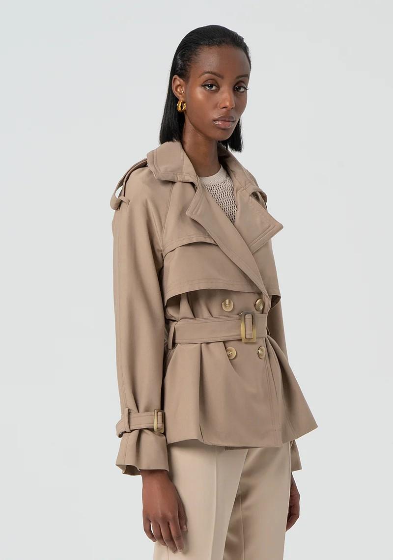 Fracomina Trench corto regular FR25SC7002O41901 208 Fracomina Preview