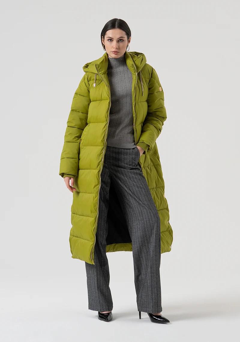 Fracomina Piumino lungo con spacchi laterali FR25WC3001O42301 813 Fracomina Preview