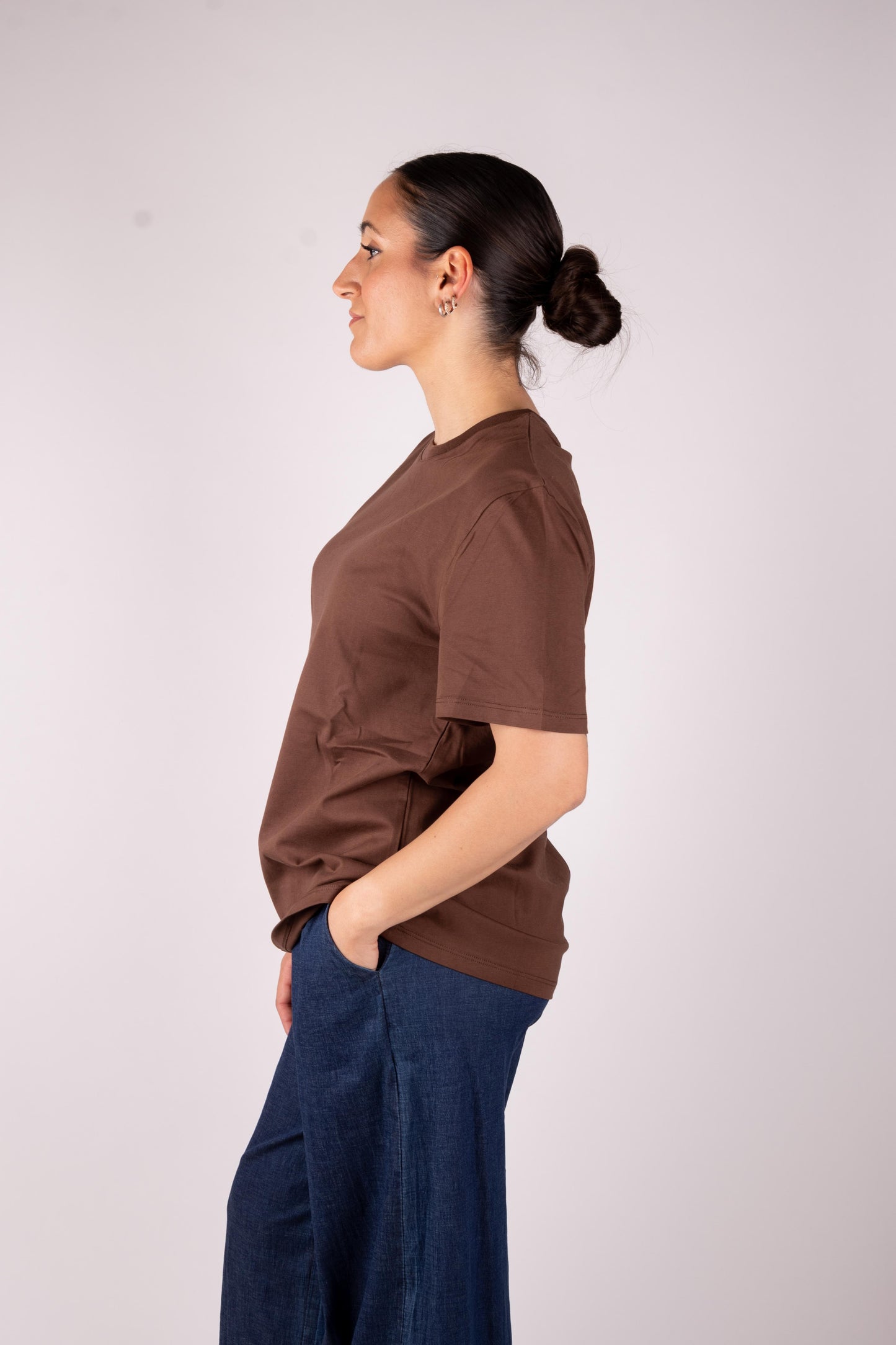 Lumina T-shirt basic cotone unito L8869 11 LUMINA