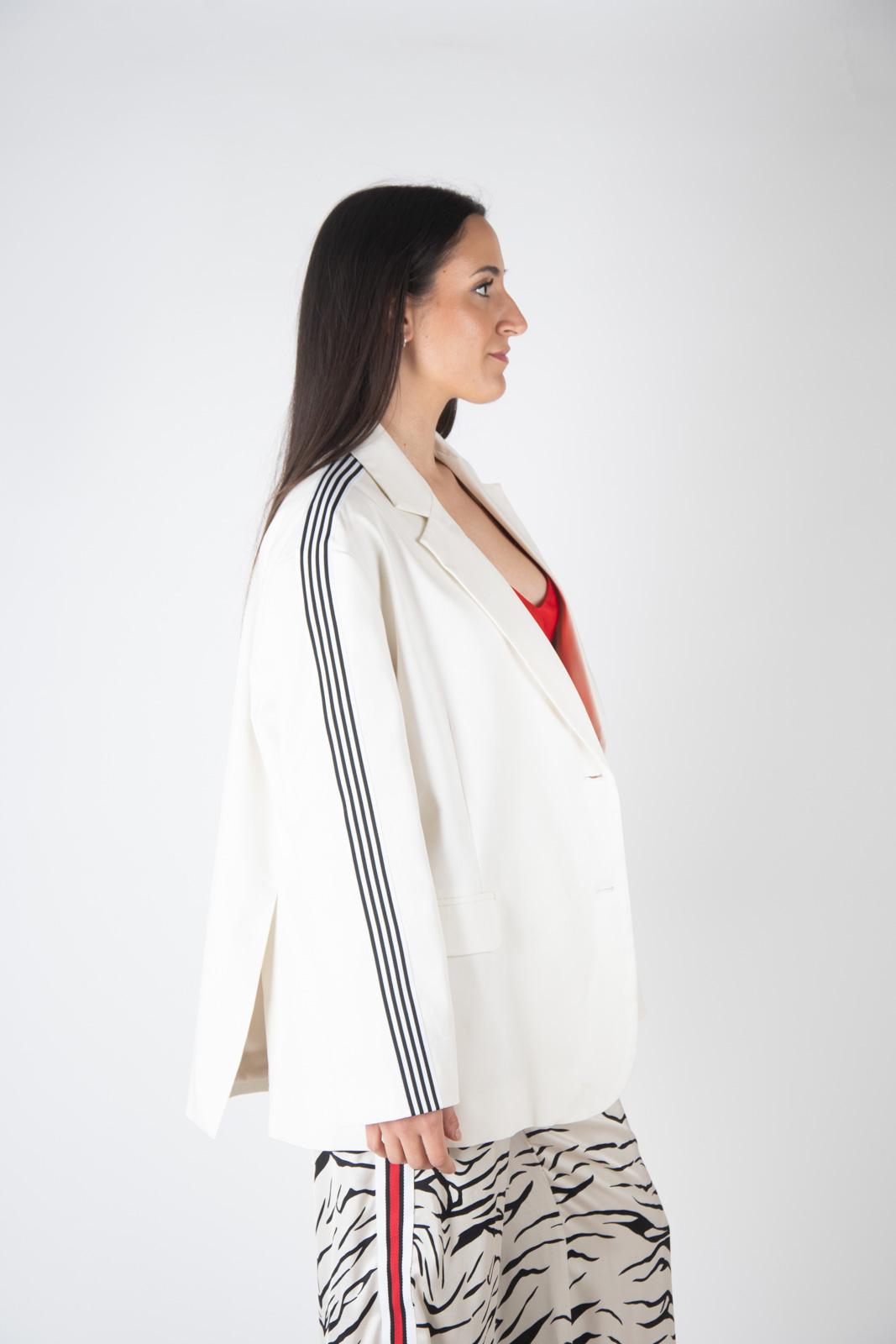 Vicolo Blazer oversize bande laterali TB1494 01 Vicolo