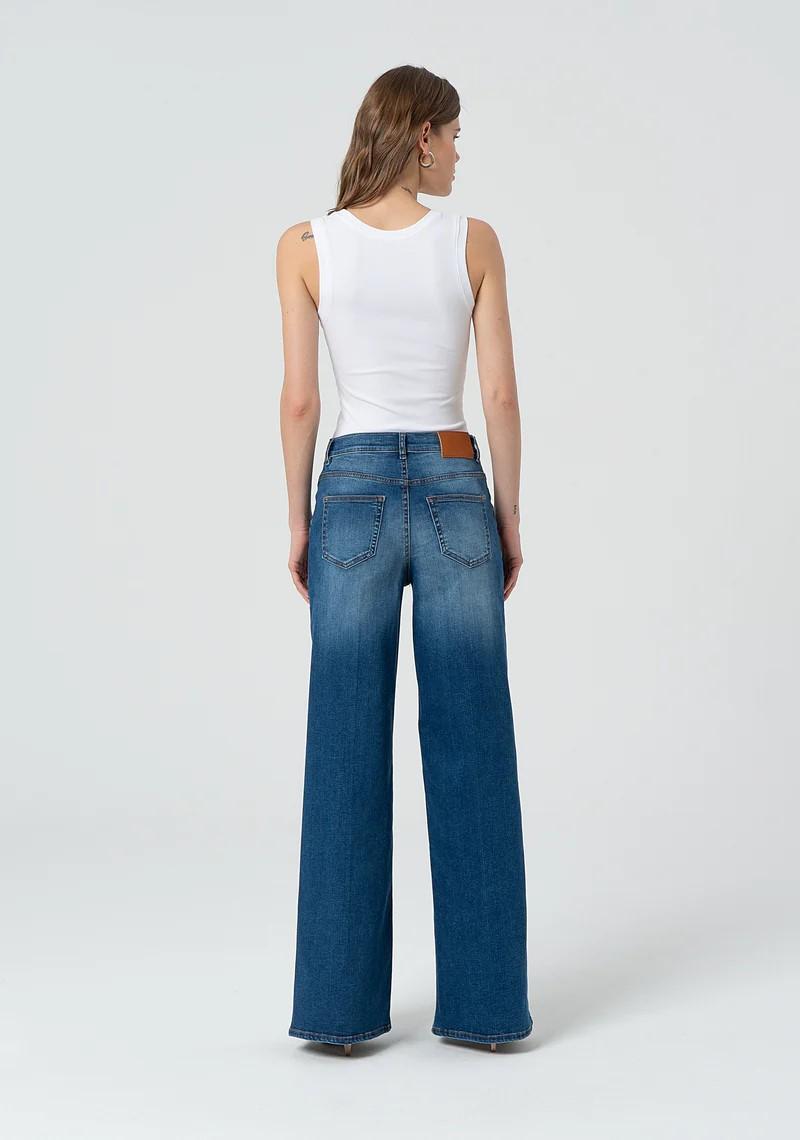 Fracomina Jeans Wide leg FP25SV3015D42002 349 Fracomina Jeans