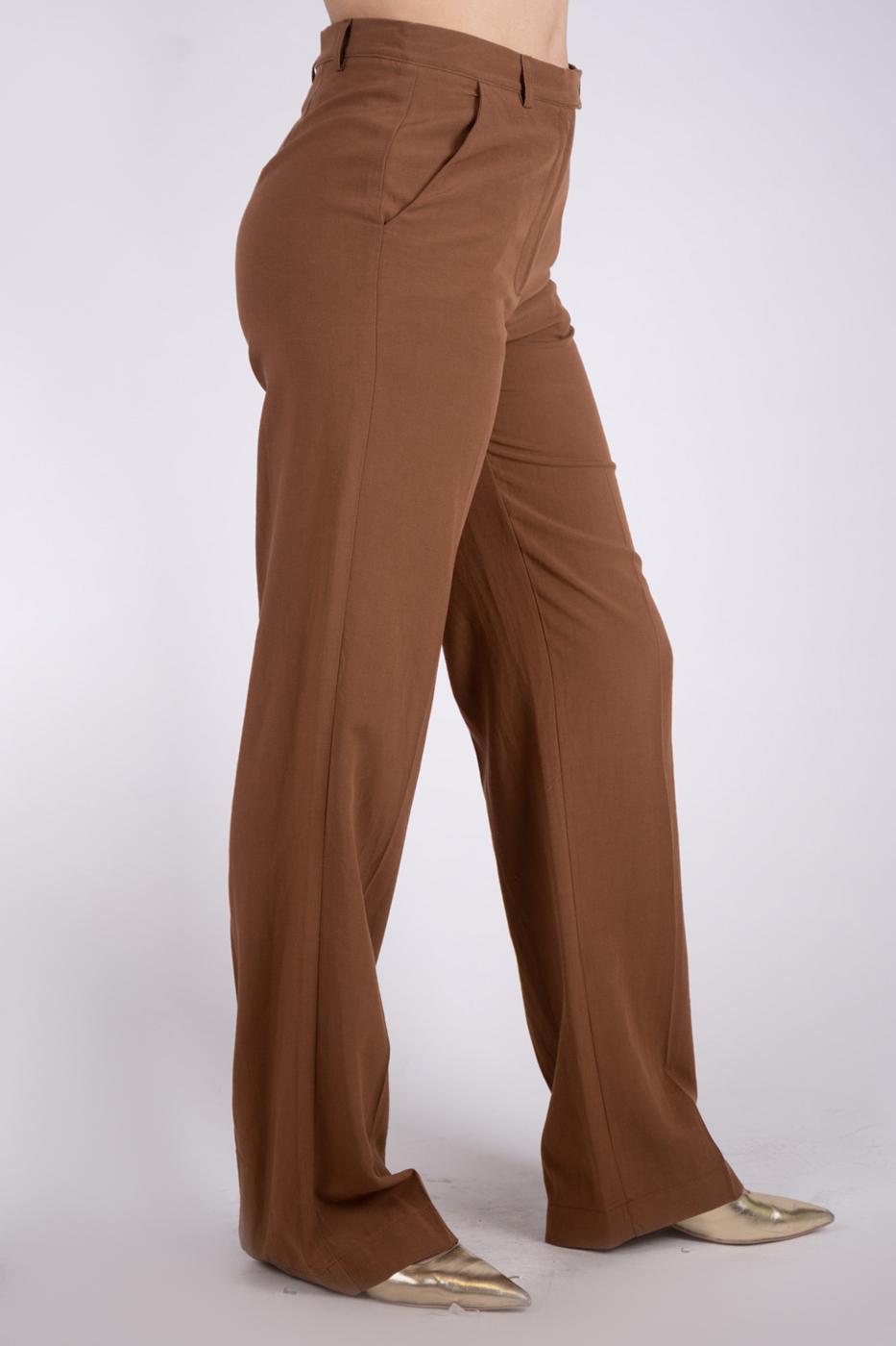 Dixie Pantalone lino gamba larga P845J026A 01 Dixie