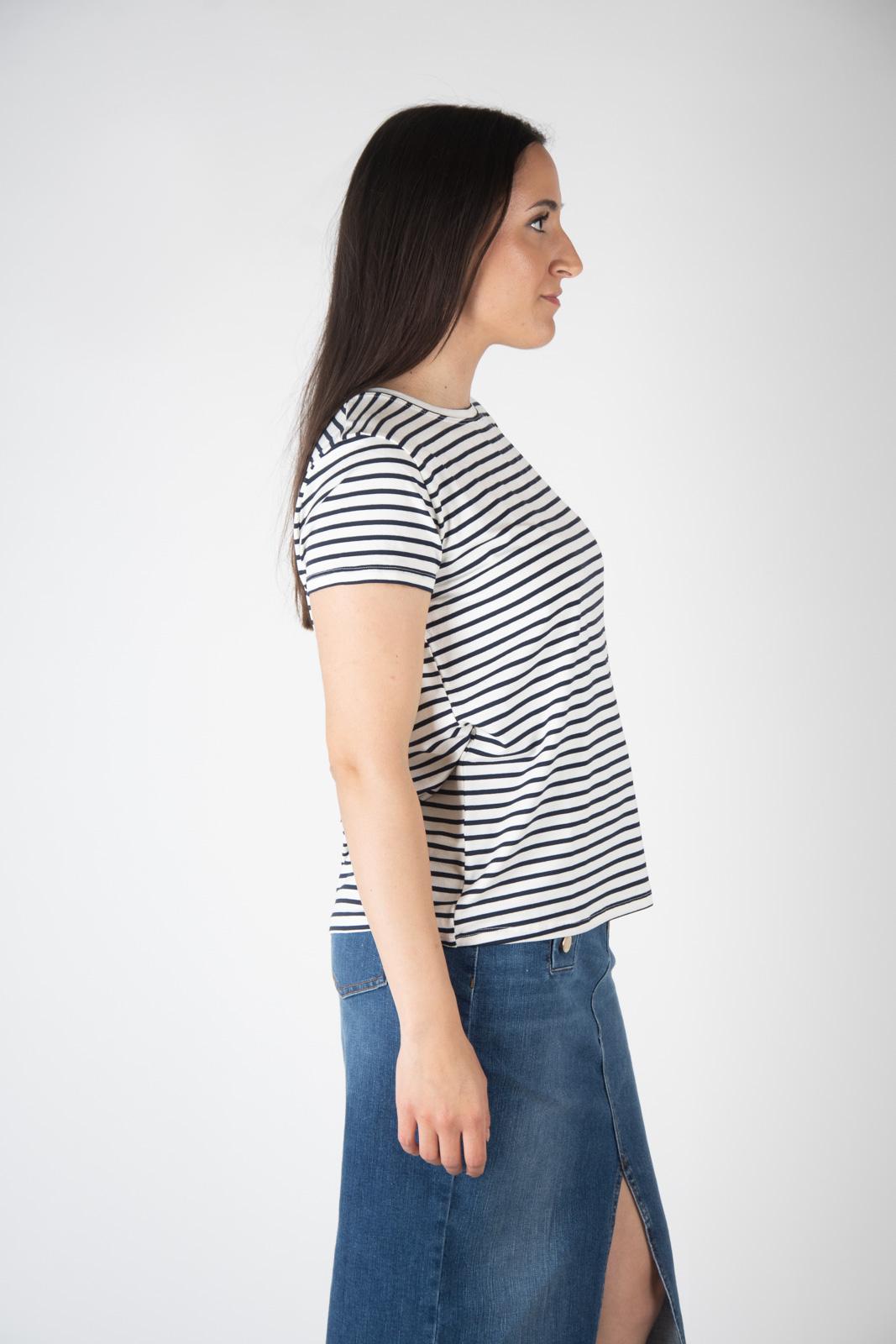 Vicolo T-shirt righe UB0269 01 Vicolo