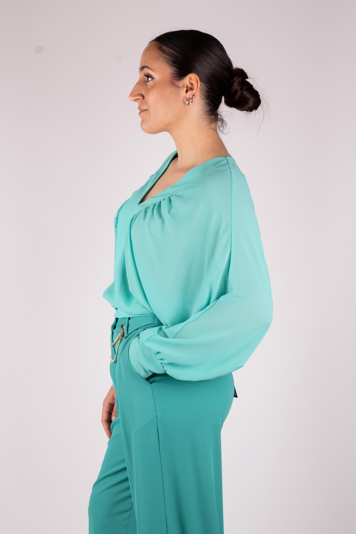 Fracomina blusa in georgette FS25ST1009W41201 T27 Fracomina Main