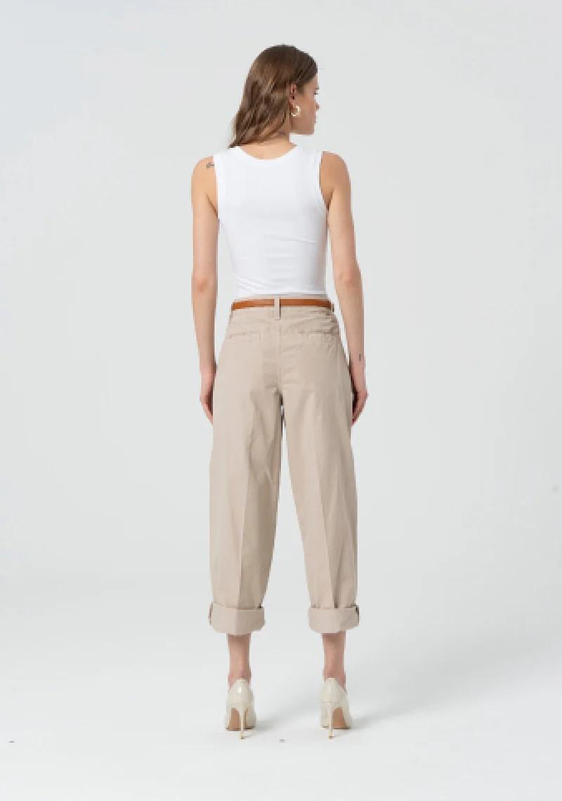 Fracomina Pantalone carrot in gabardina FP25SVD014W77101 251 Fracomina Jeans