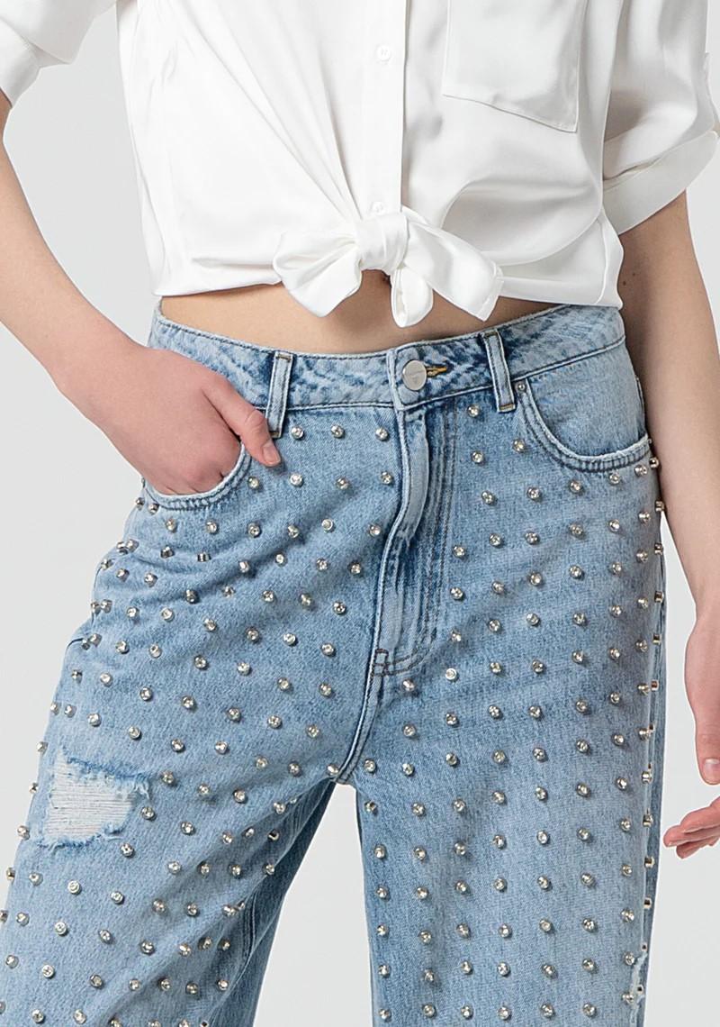 Fracomina Jeans Con borchie con strass FR25SV2007D419R9 437 Fracomina Preview