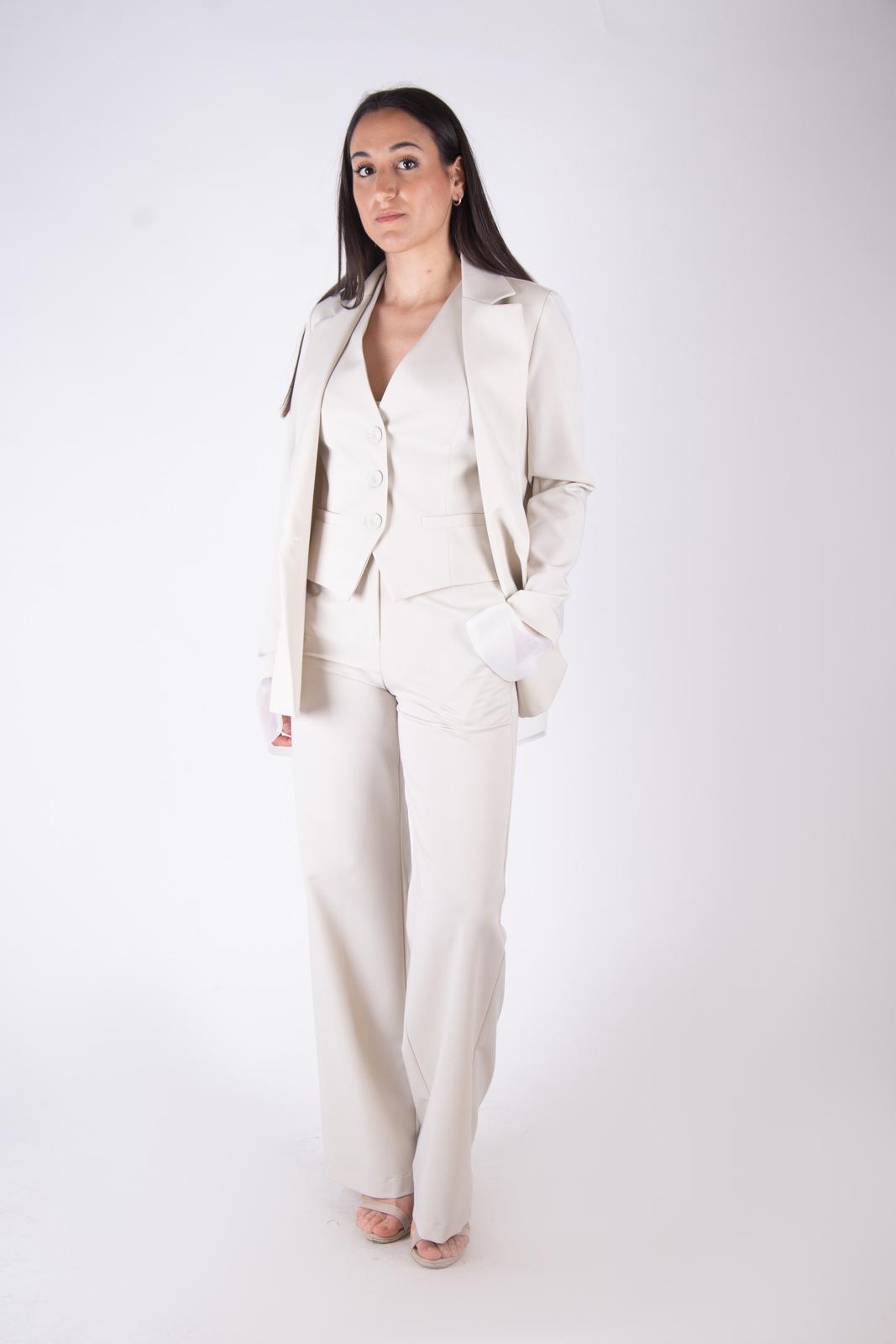 Susy Mix Blazer oversize mix tessuto EL2405 01 Susy Mix èlite