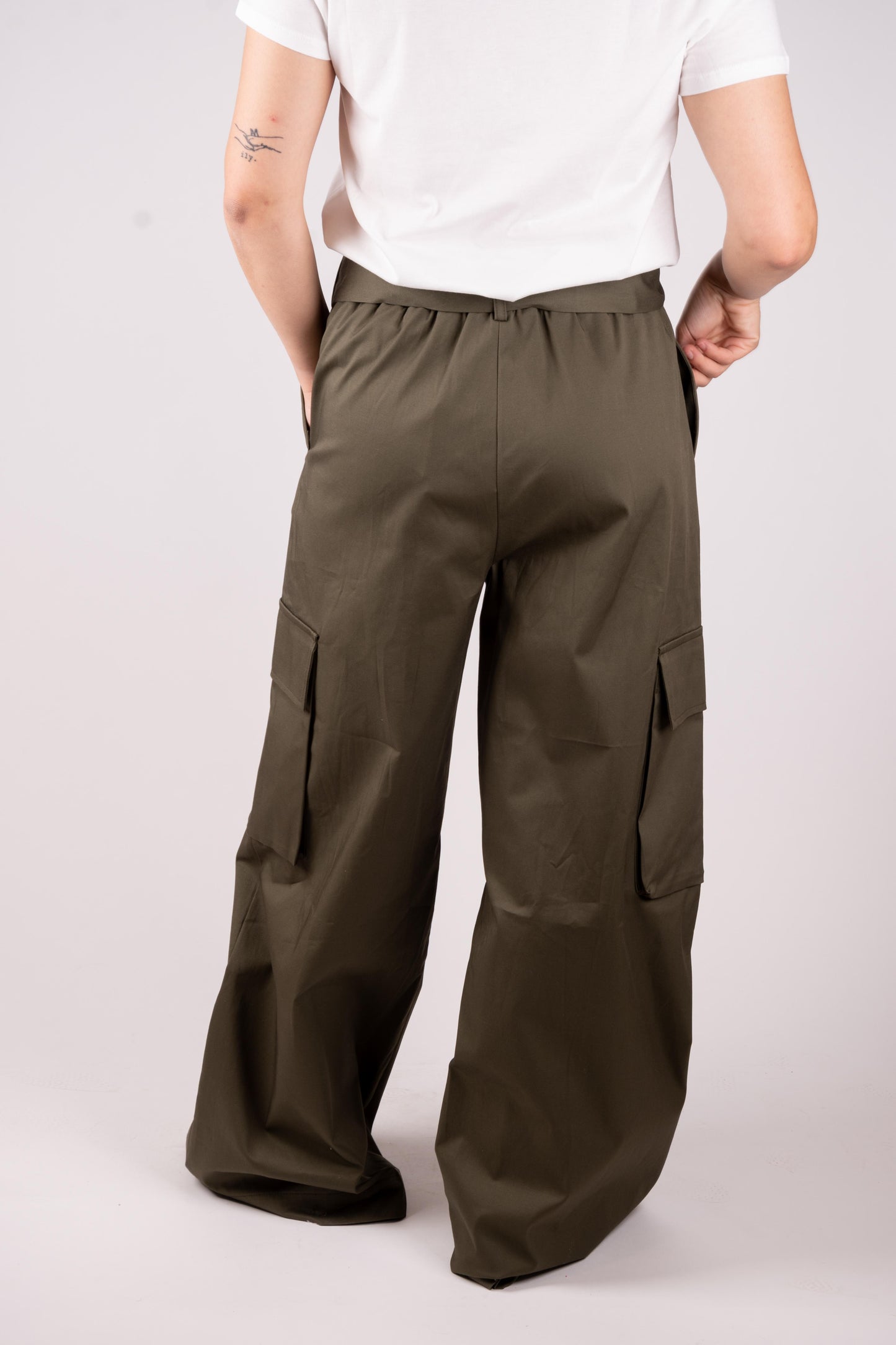 Lumina pantalone cargo in cotone LD2986 01 LUMINA