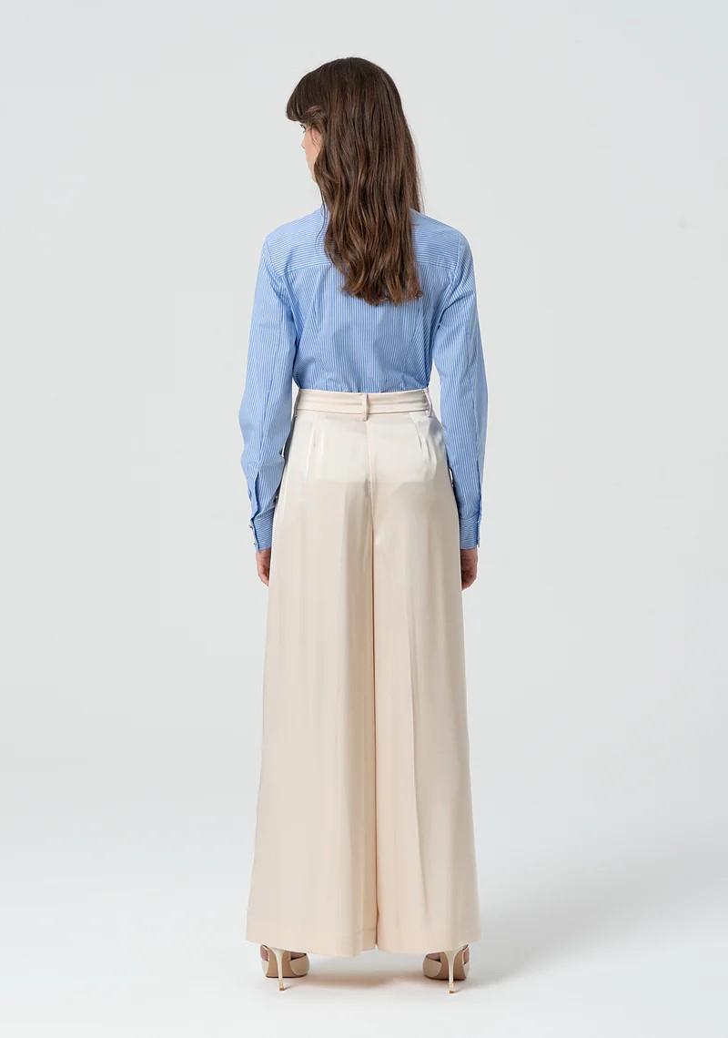 Fracomina Pantaloni a palazzo raso FR25SV3002W41101 251 Fracomina Preview