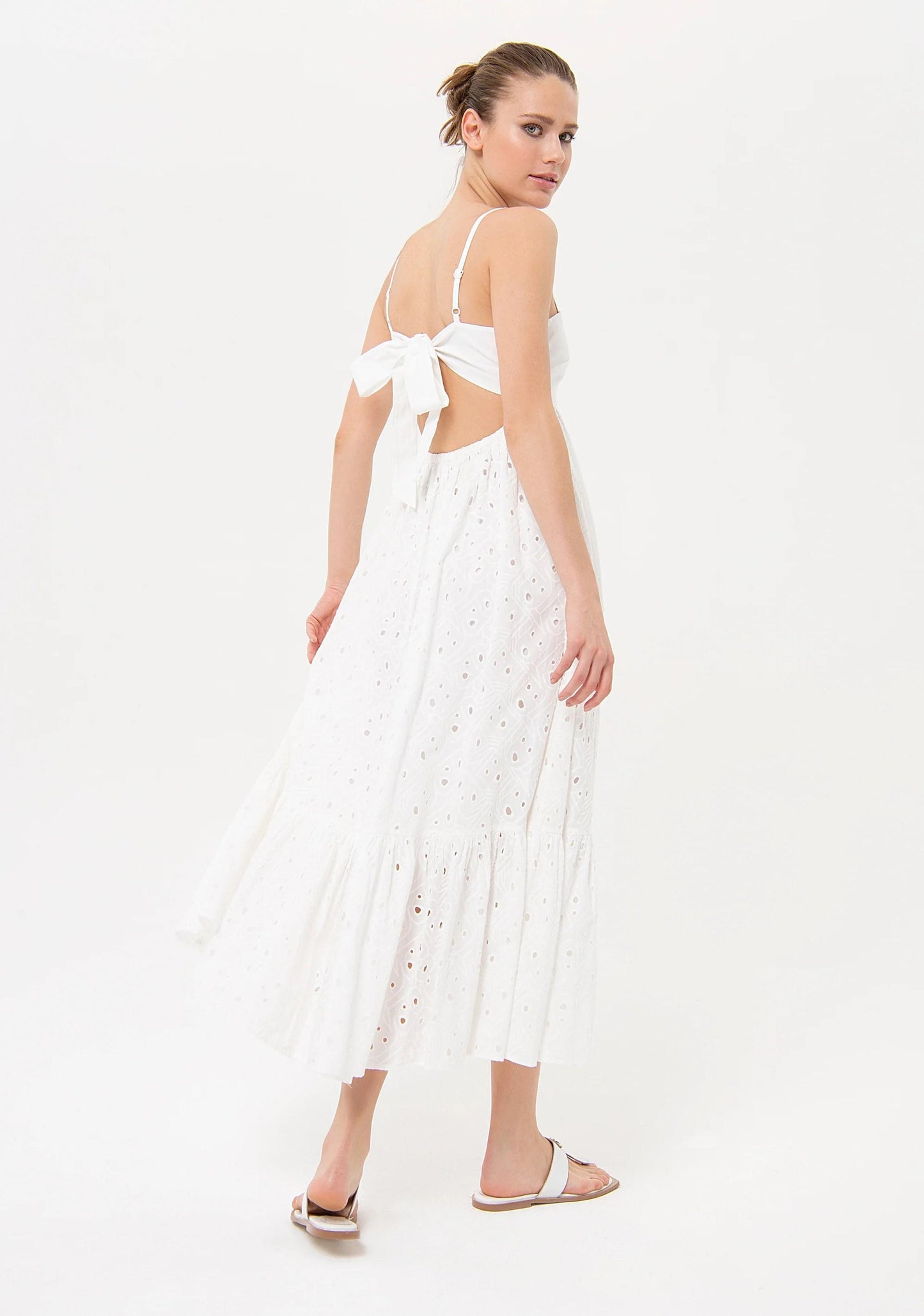 Fracomina Abito lungo pizzo San Gallo FJ24SD3003W40401 278 Fracomina Easy chic