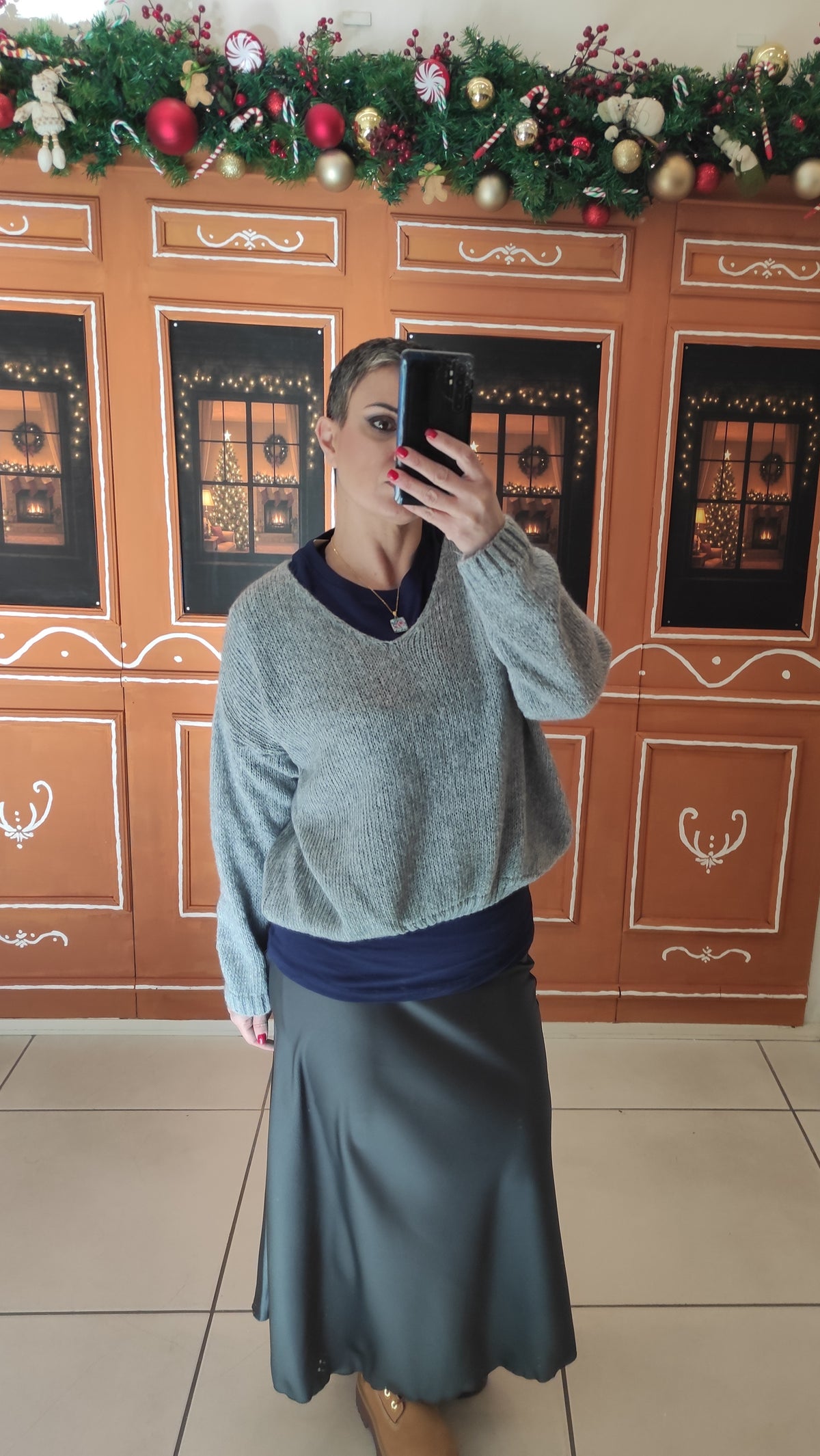 Chili Scollo a V basic oversize 6002 12 Chili 