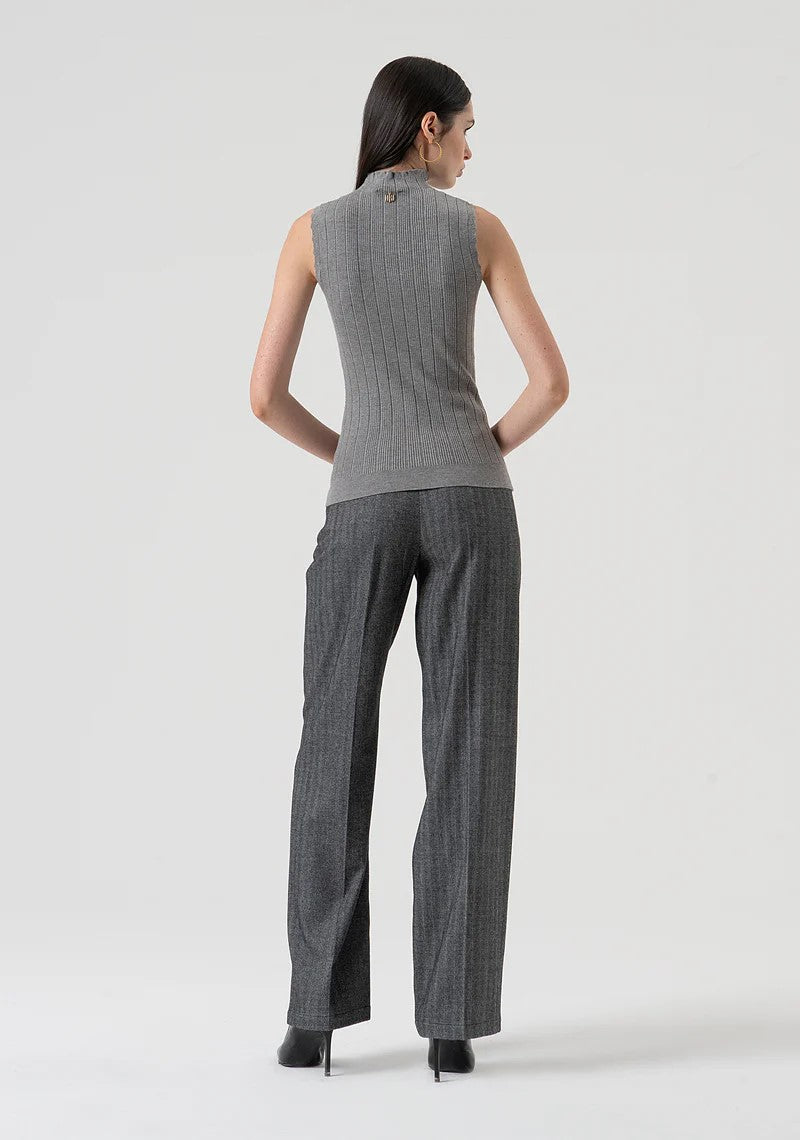 Fracomina Pantalone gamba dritta fantasia spigata FR25WV2004W492W5 159 Fracomina Preview 