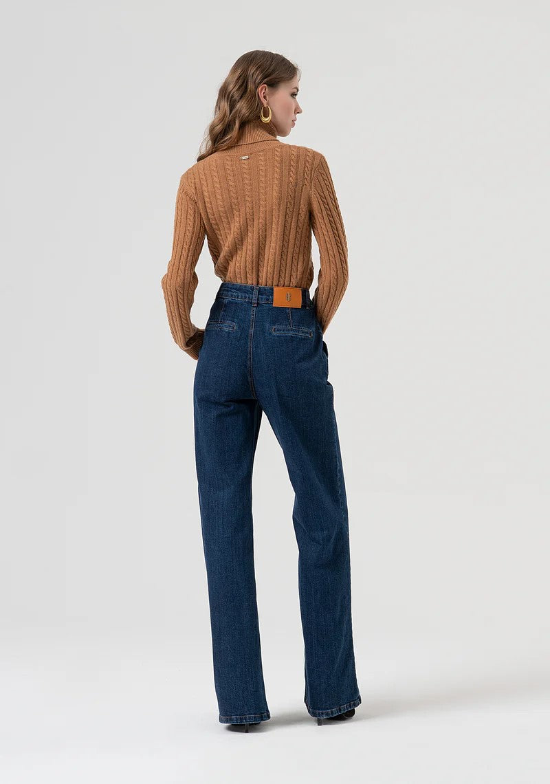 Fracomina Pantalone gamba larga tasche con bottoni FR25WV2025D45002 987 Fracomina Preview 