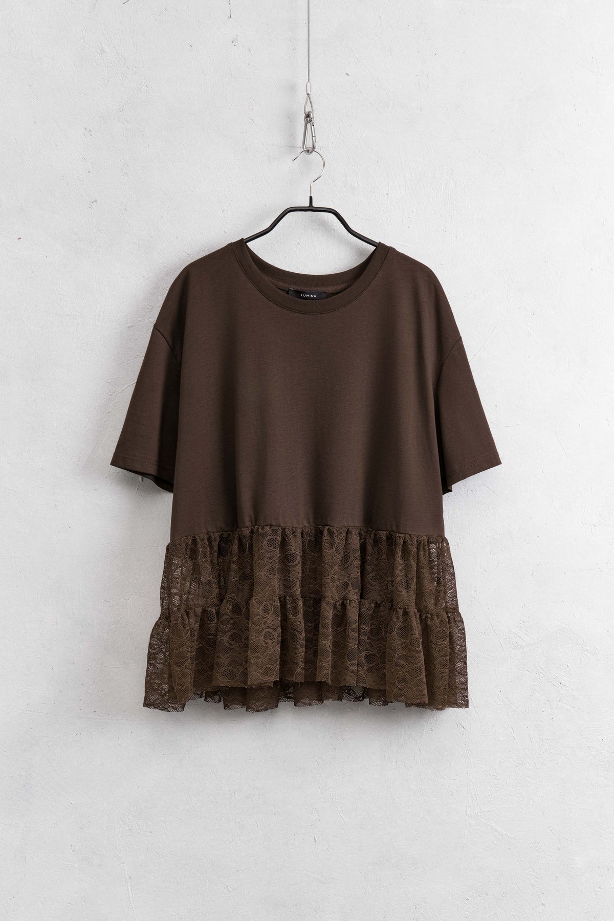 Lumina Maglia oversize con pizzo al fondo LD3714 02 LUMINA 