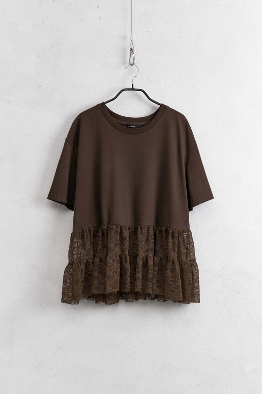 Lumina Maglia oversize con pizzo al fondo LD3714 02 LUMINA 