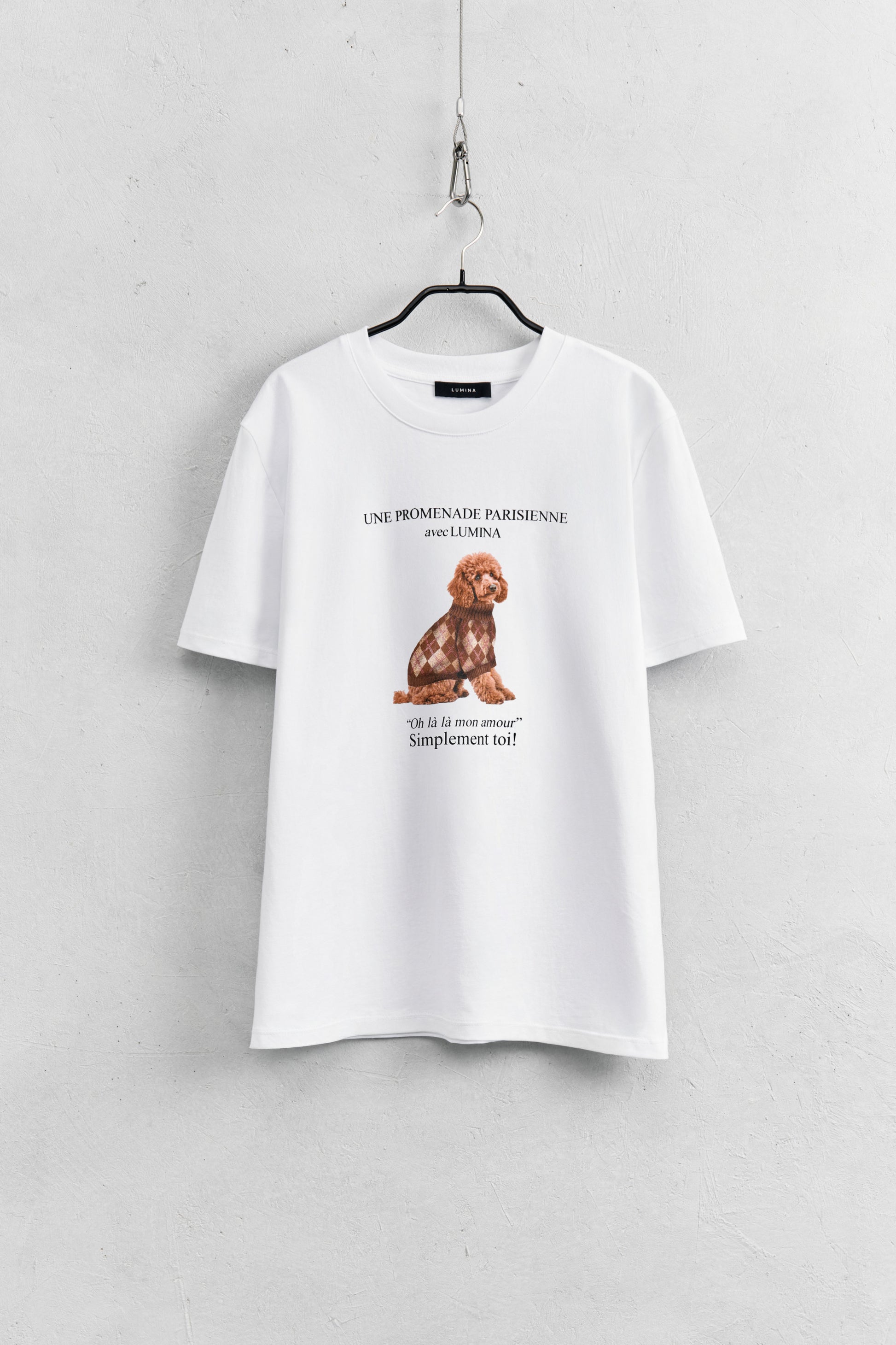 Lumina T-shirt cagnolino con pull LD3737 01 LUMINA 