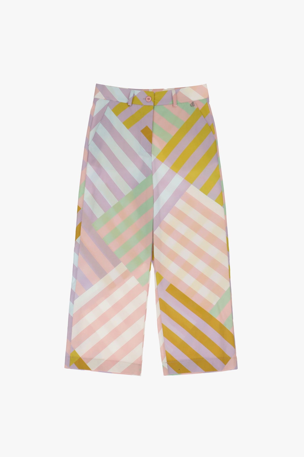 Dixie Pantalone cotone righe irregolari PDC1JCFA 01 Dixie 