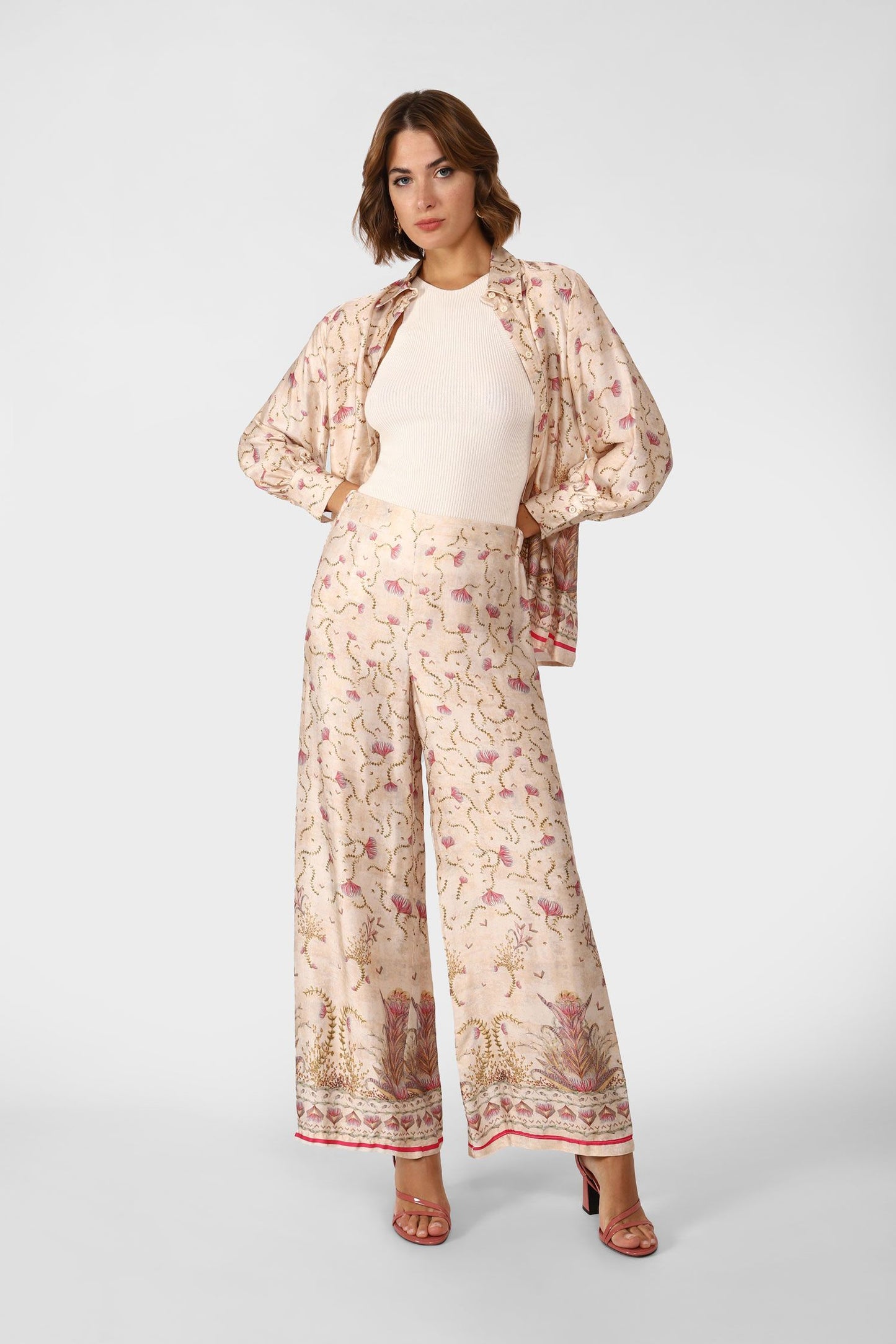 Dixie Pantalone palazzo fantasia PDCAJEMA 01 Dixie 