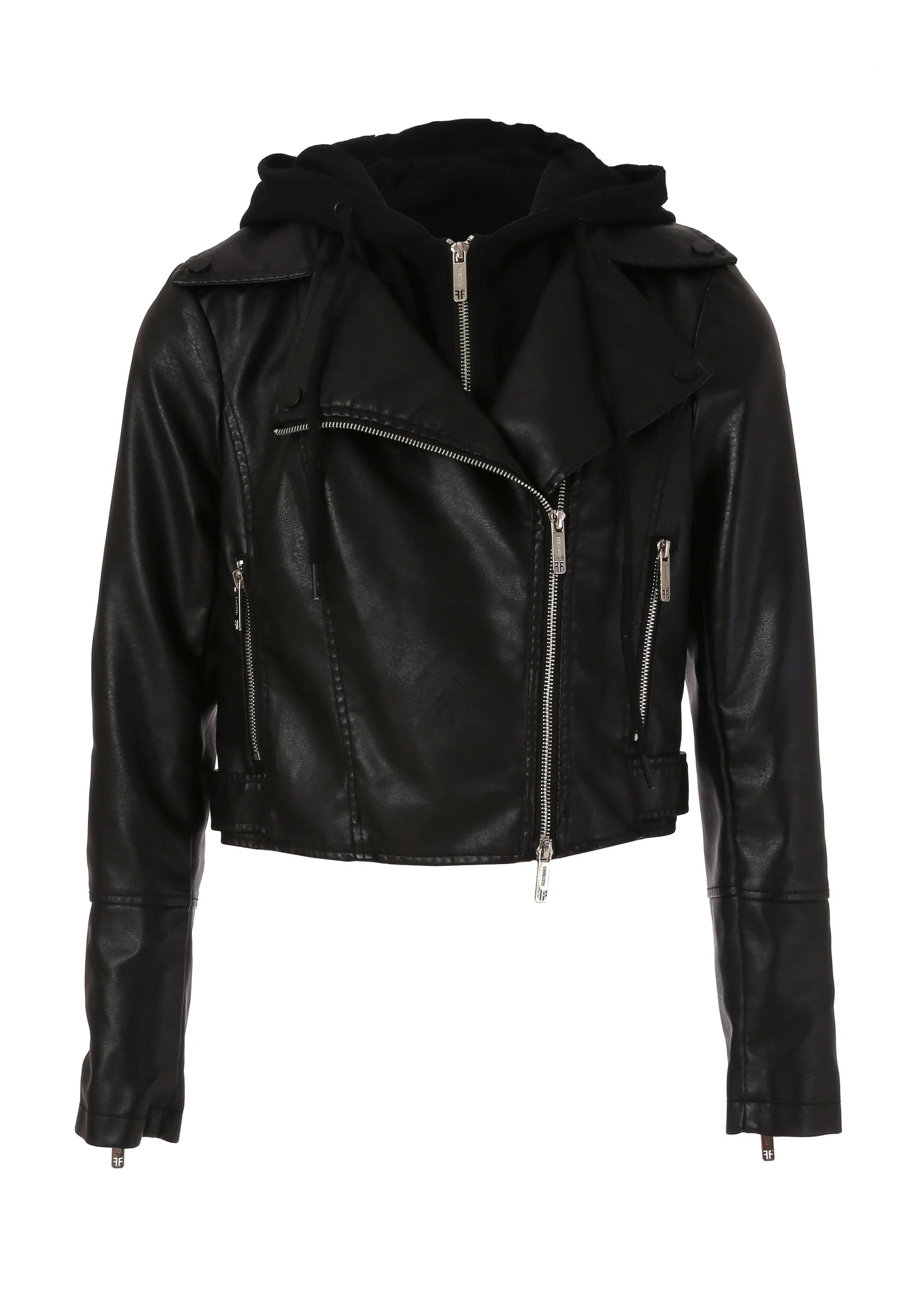 Fracomina Giubbotto biker in eco pelle FJ24SJ1001E49001 053 Fracomina Easy chic 
