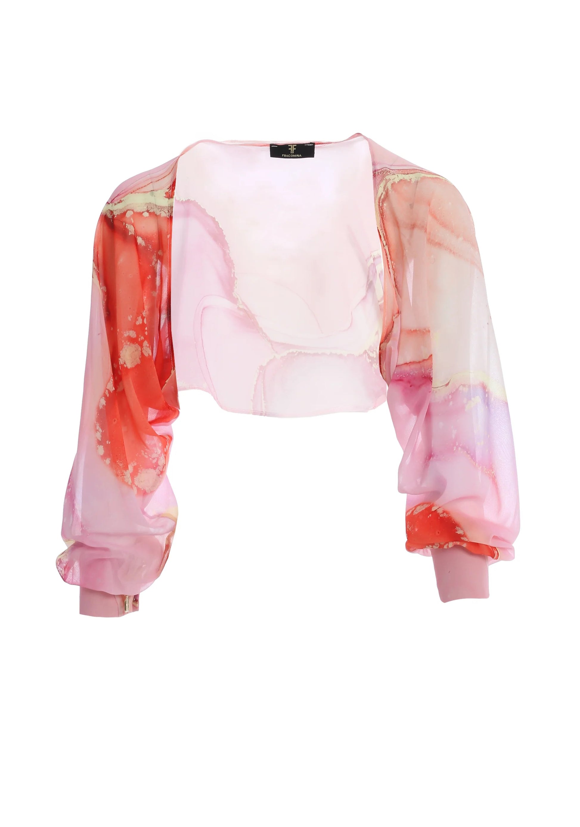 Fracomina Bolero fantasia astratta FQ24SJ1002W412N4 S50 Fracomina Gold 