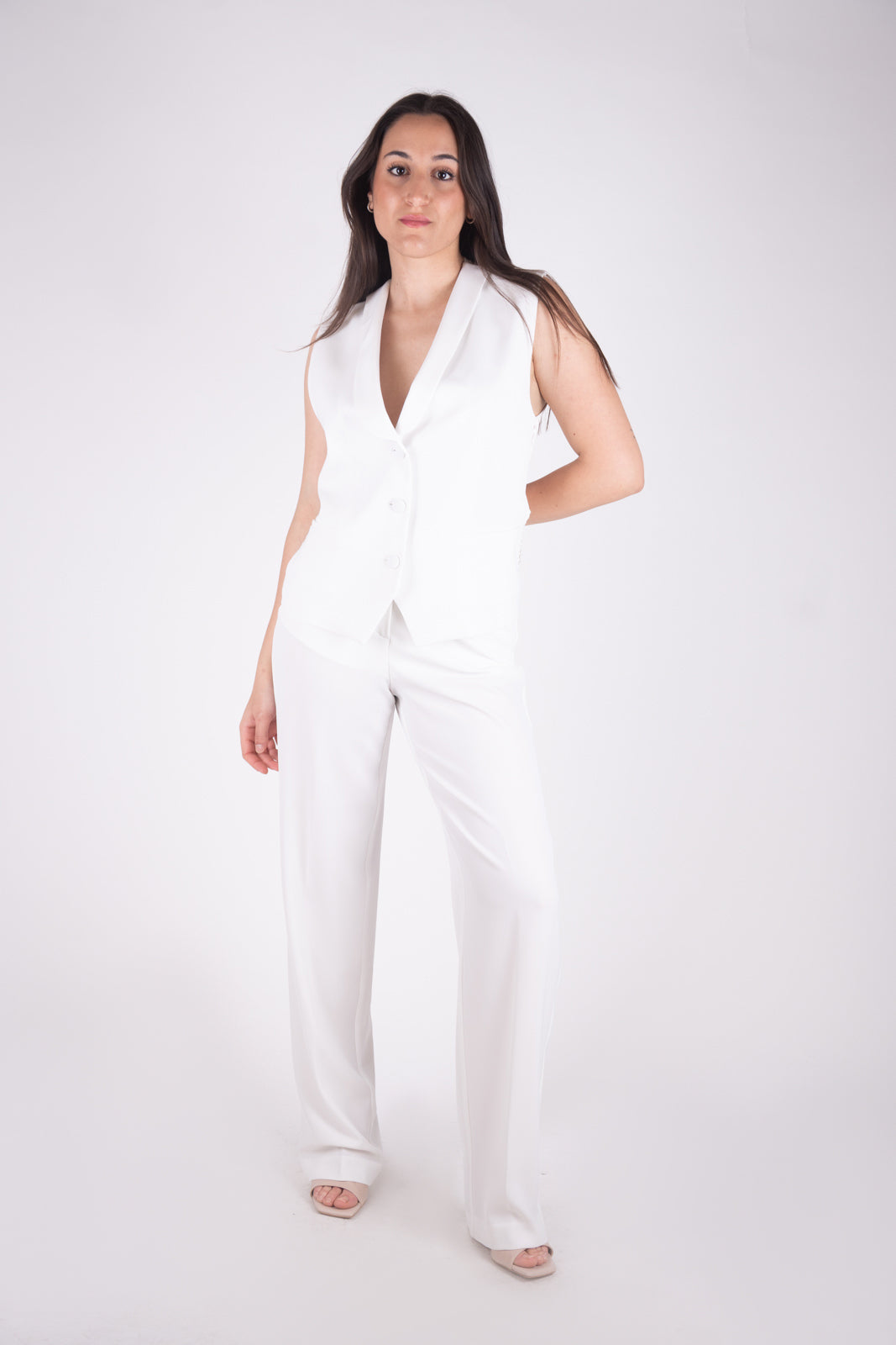 Ji Jil pantalone Fluido vita alta JPE24PA1280CP0044 0001 Ji Jil 
