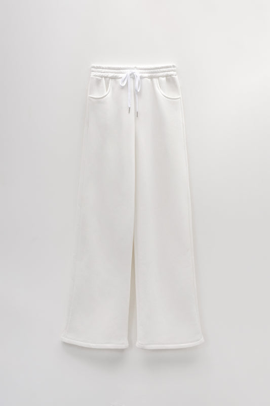 Lumina pantalone in felpa gamba larga L7993 02 LUMINA 