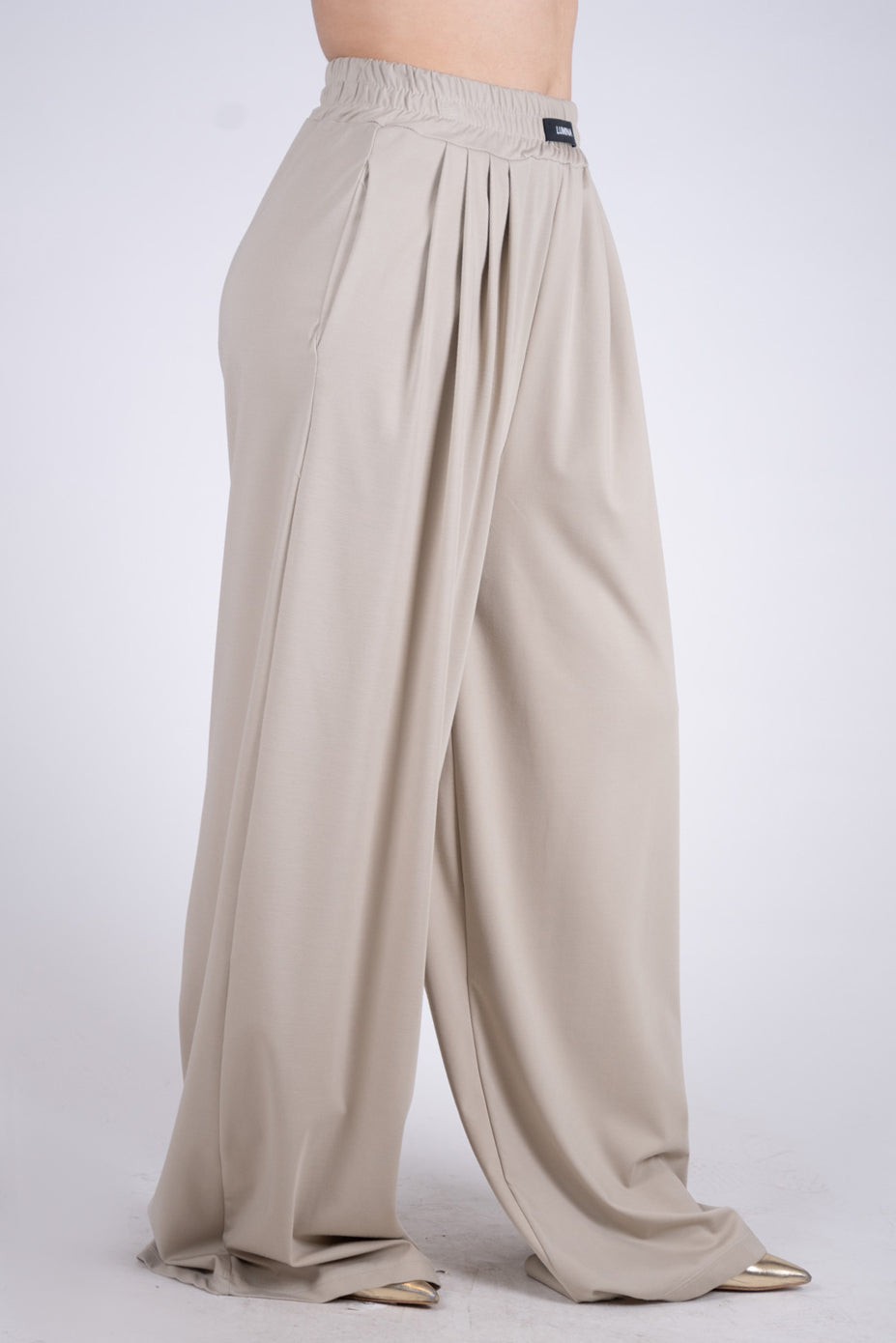 Lumina pantalone in jersey ampio LD0581 07 LUMINA 