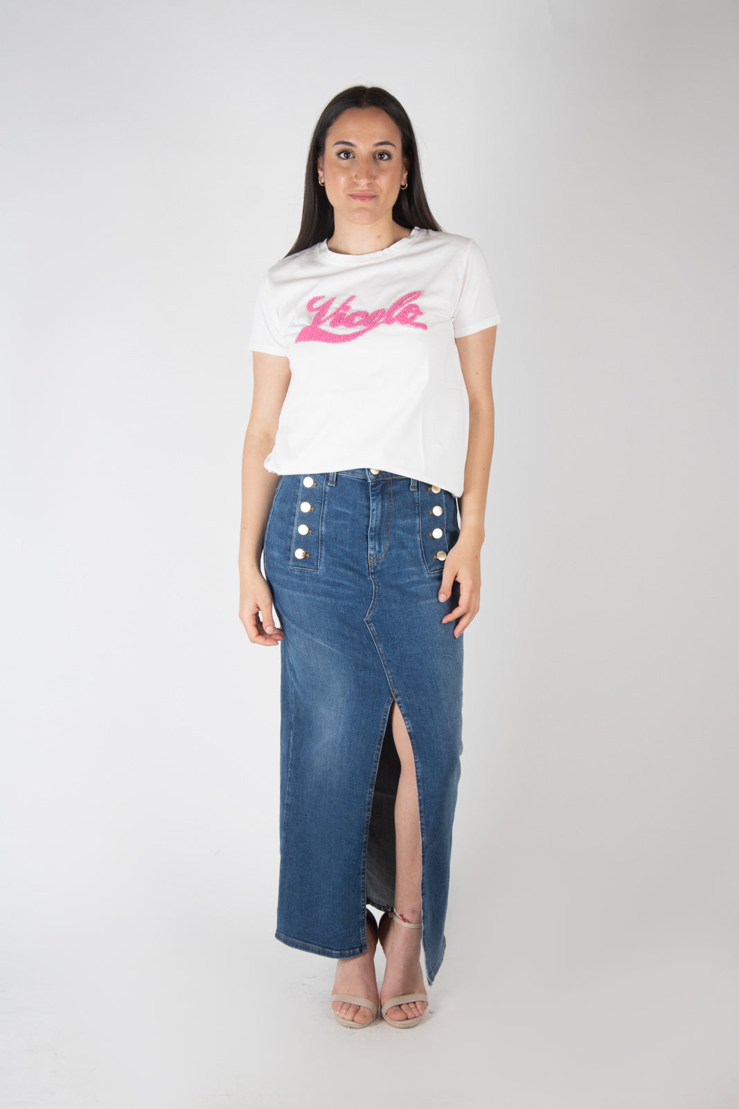 Vicolo T-Shirt logo a rilievo RB0479 03 Vicolo 