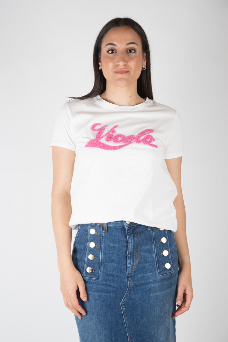 Vicolo T-Shirt logo a rilievo RB0479 03 Vicolo 