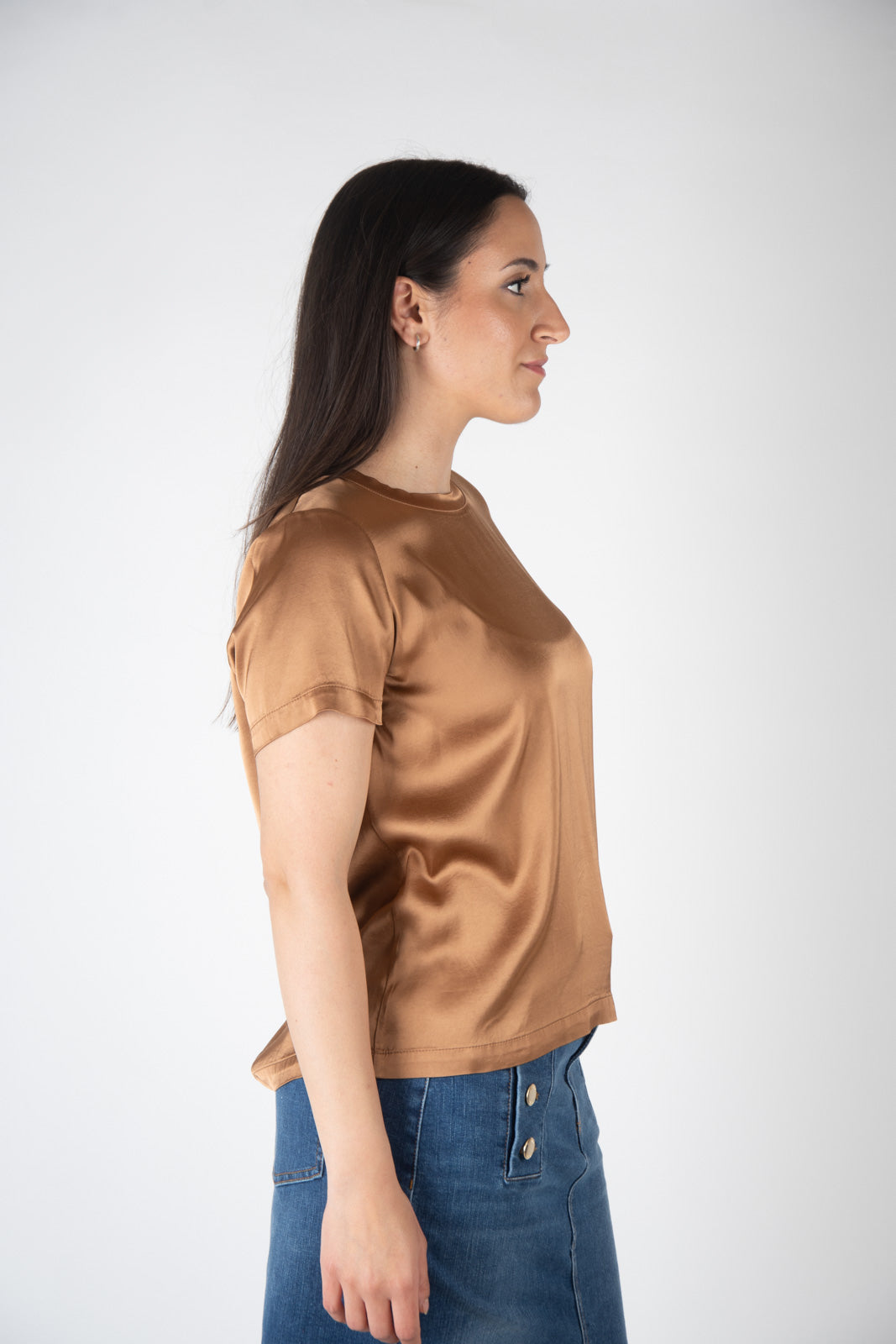 VIcolo T-shirt in raso TB0040 02 Vicolo 