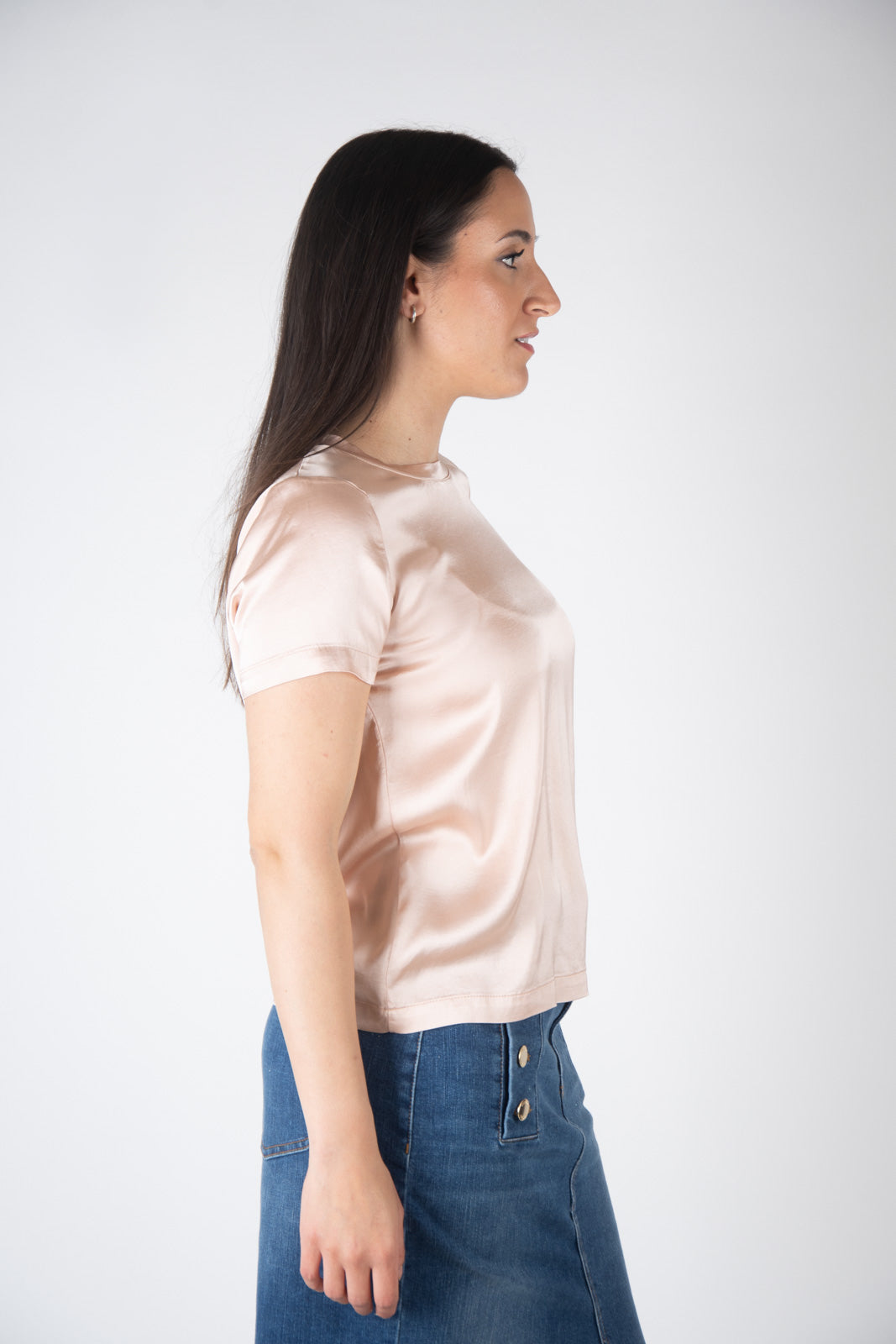 VIcolo T-shirt in raso TB0040 05 Vicolo 