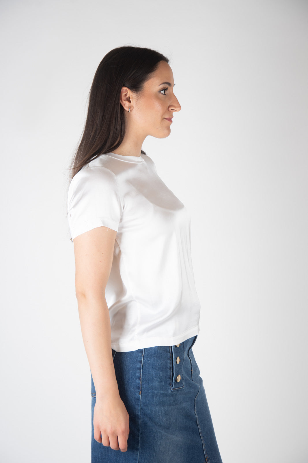 VIcolo T-shirt in raso TB0040 07 Vicolo 