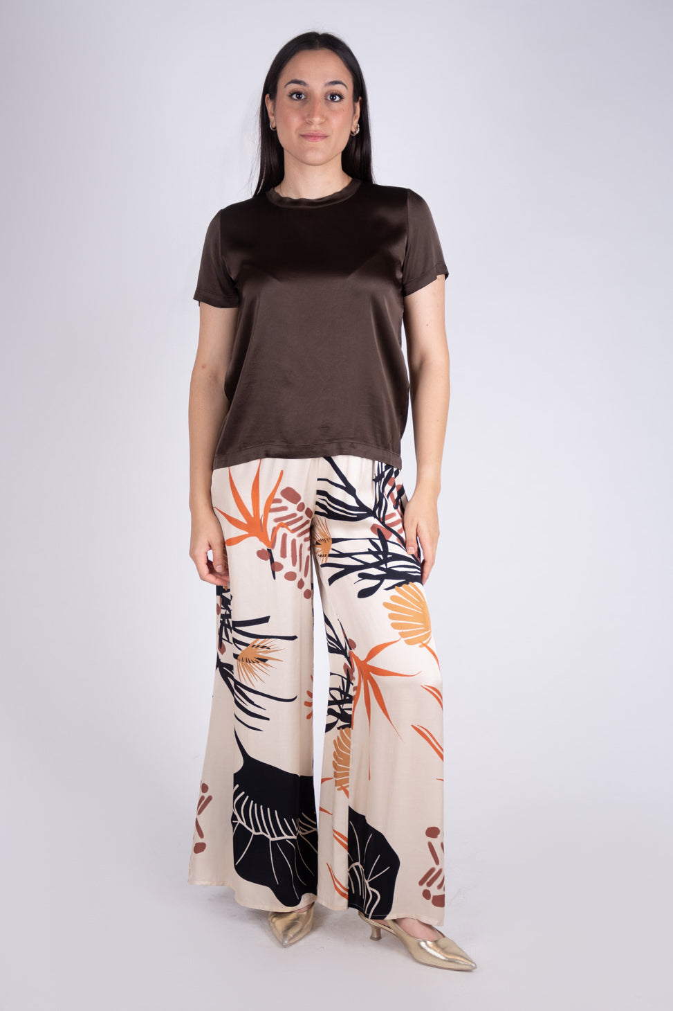 VIcolo T-shirt in raso TB0040 10 Vicolo 