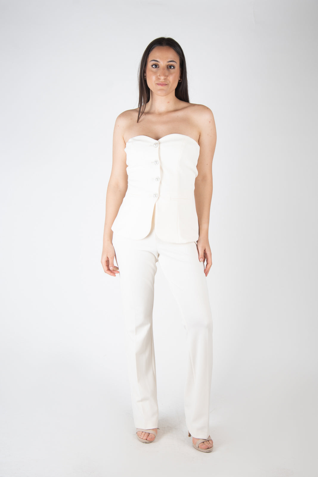 Vicolo Tuta lunga bustier TB0111 01 Vicolo 